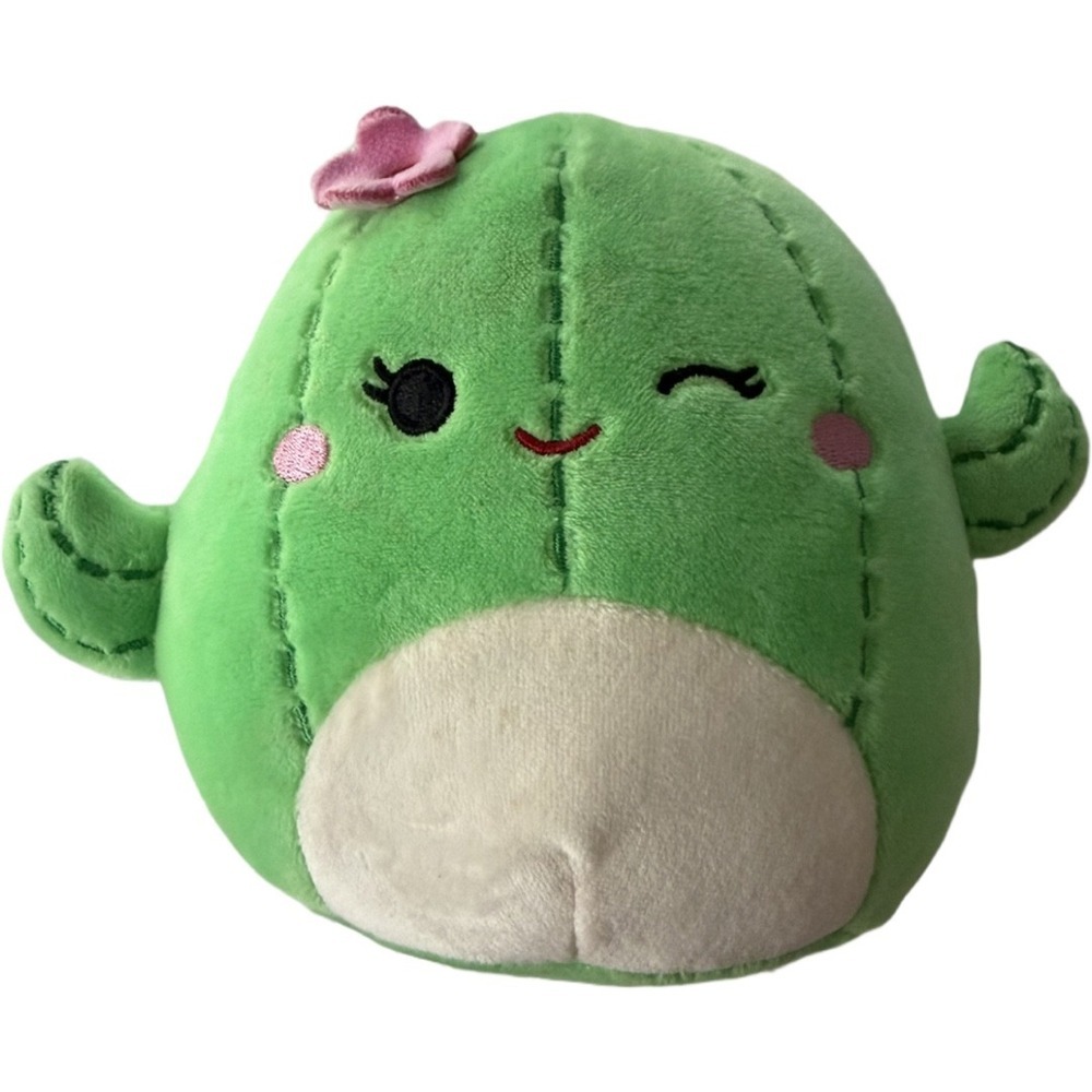 Squishmallows Maritza Cactus Plush 5" Green Winking Stuffed Animal Kellytoy Mini
